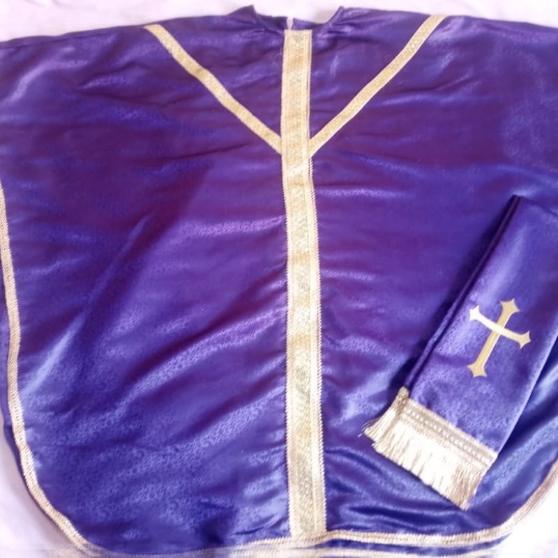 Purple kids Chasuble, stole